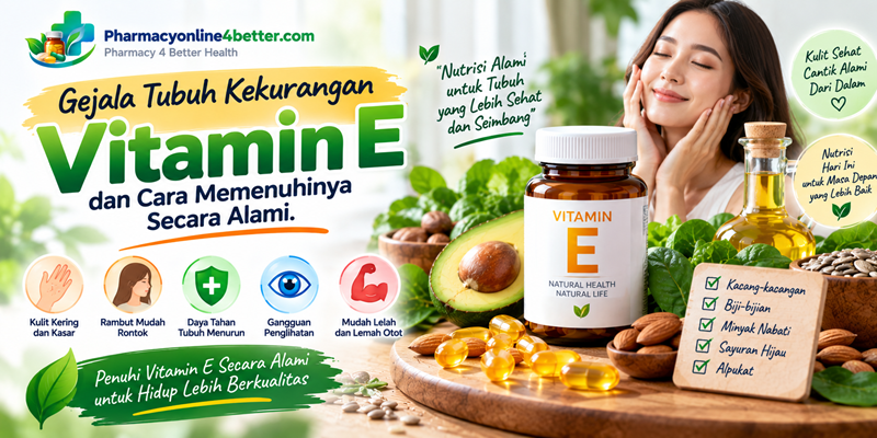 Gejala Tubuh Kekurangan Vitamin E dan Cara Memenuhinya Secara Alami