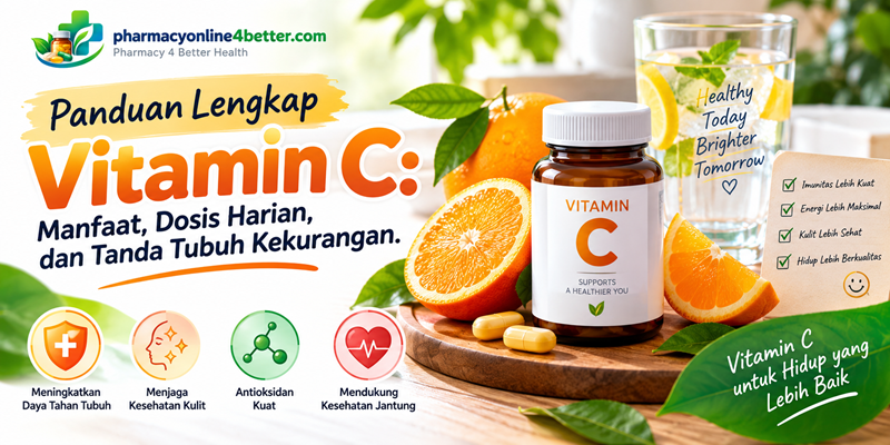Panduan Lengkap Vitamin C Manfaat, Dosis Harian dan Tanda Tubuh Kekurangan