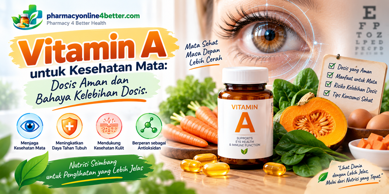 Vitamin A untuk Kesehatan Mata Dosis Aman dan Bahaya Kelebihan Dosis