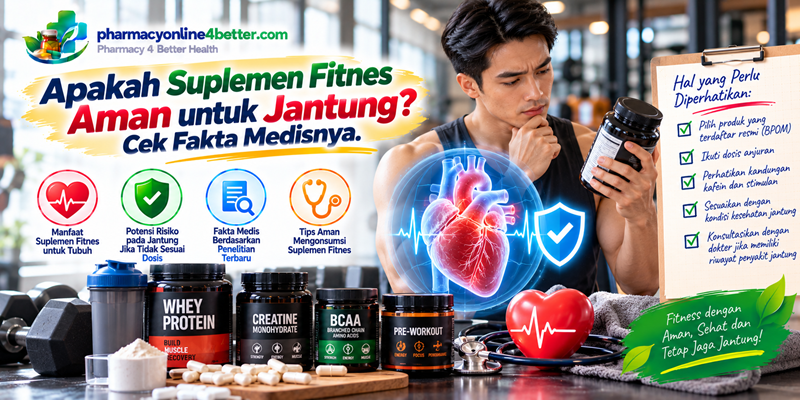 Apakah Suplemen Fitnes Aman untuk Jantung Cek Fakta Medisnya